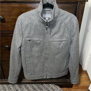 Michael Kors Men's Zip-Up Sweater in Gray